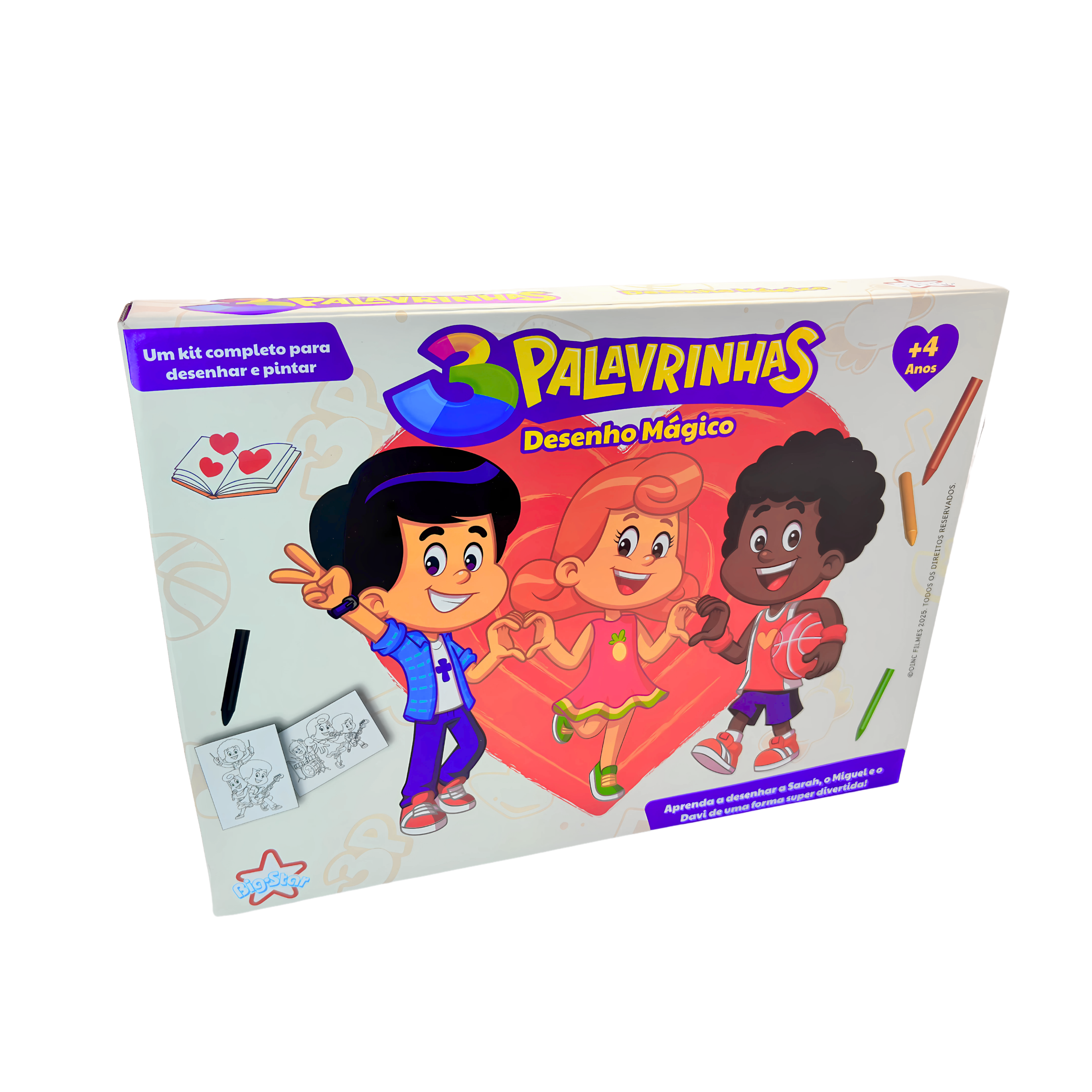 3 Palavrinhas Desenho Mágico - Licenciado