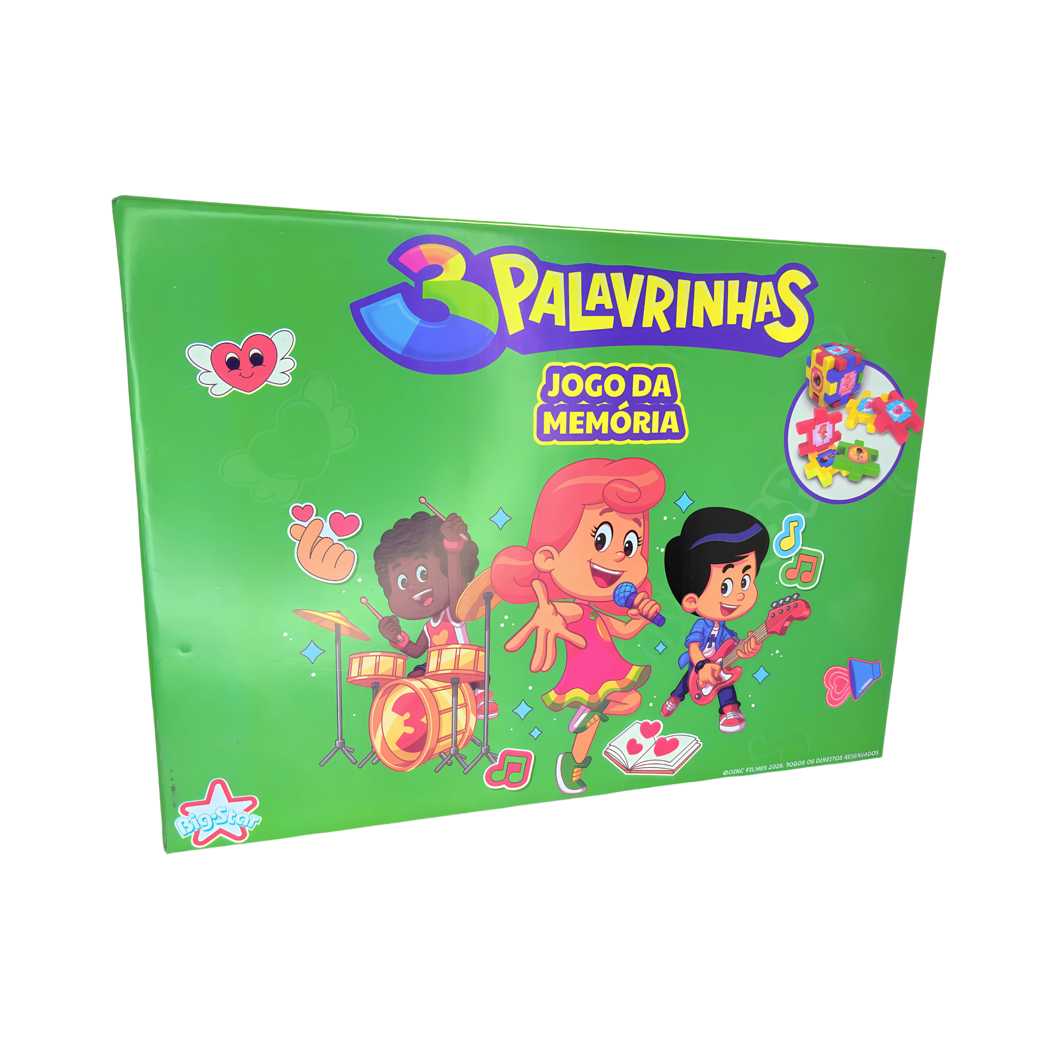 3 Palavrinhas Jogo da Memoria - Licenciado