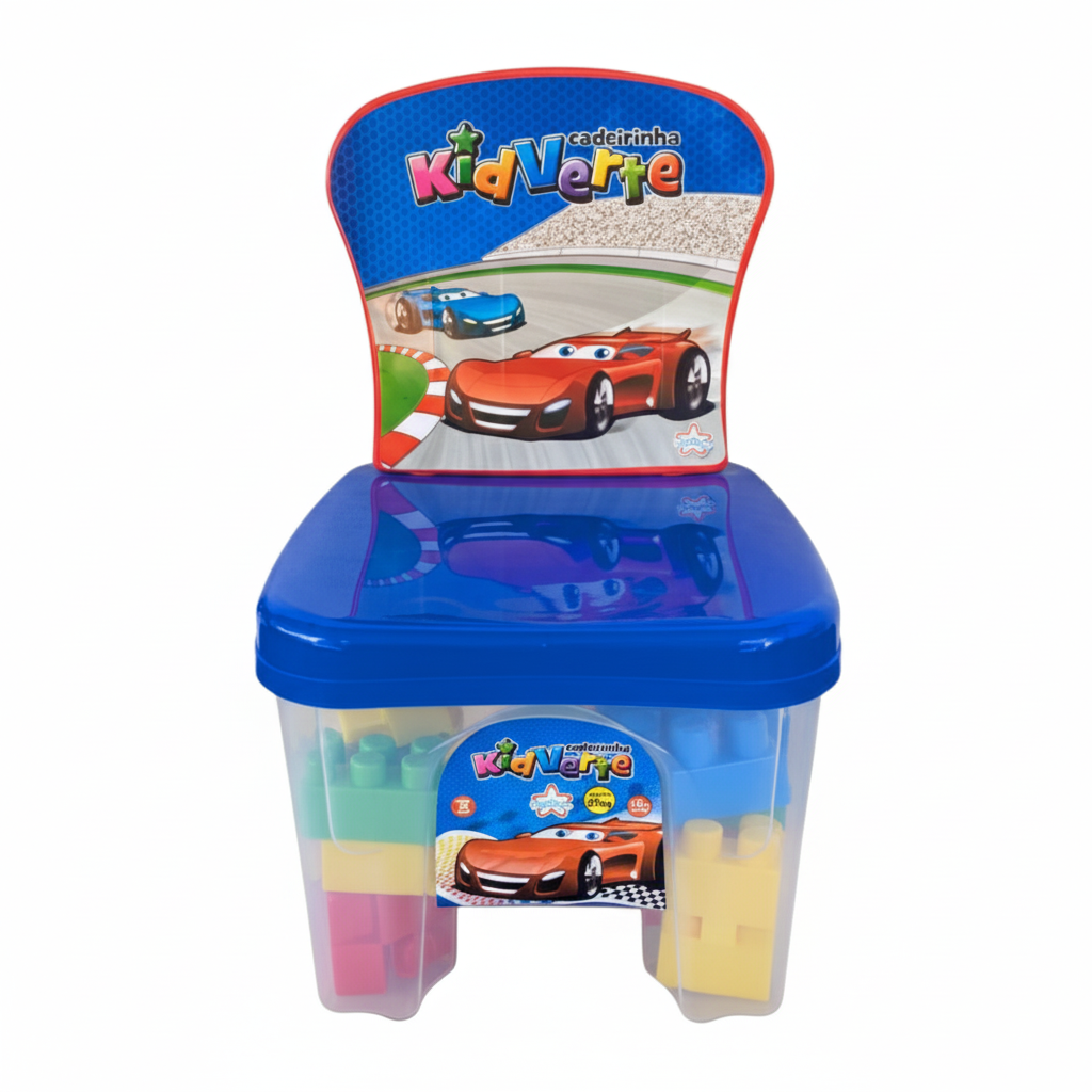 Cadeirinha Kidverte Carros Blocos