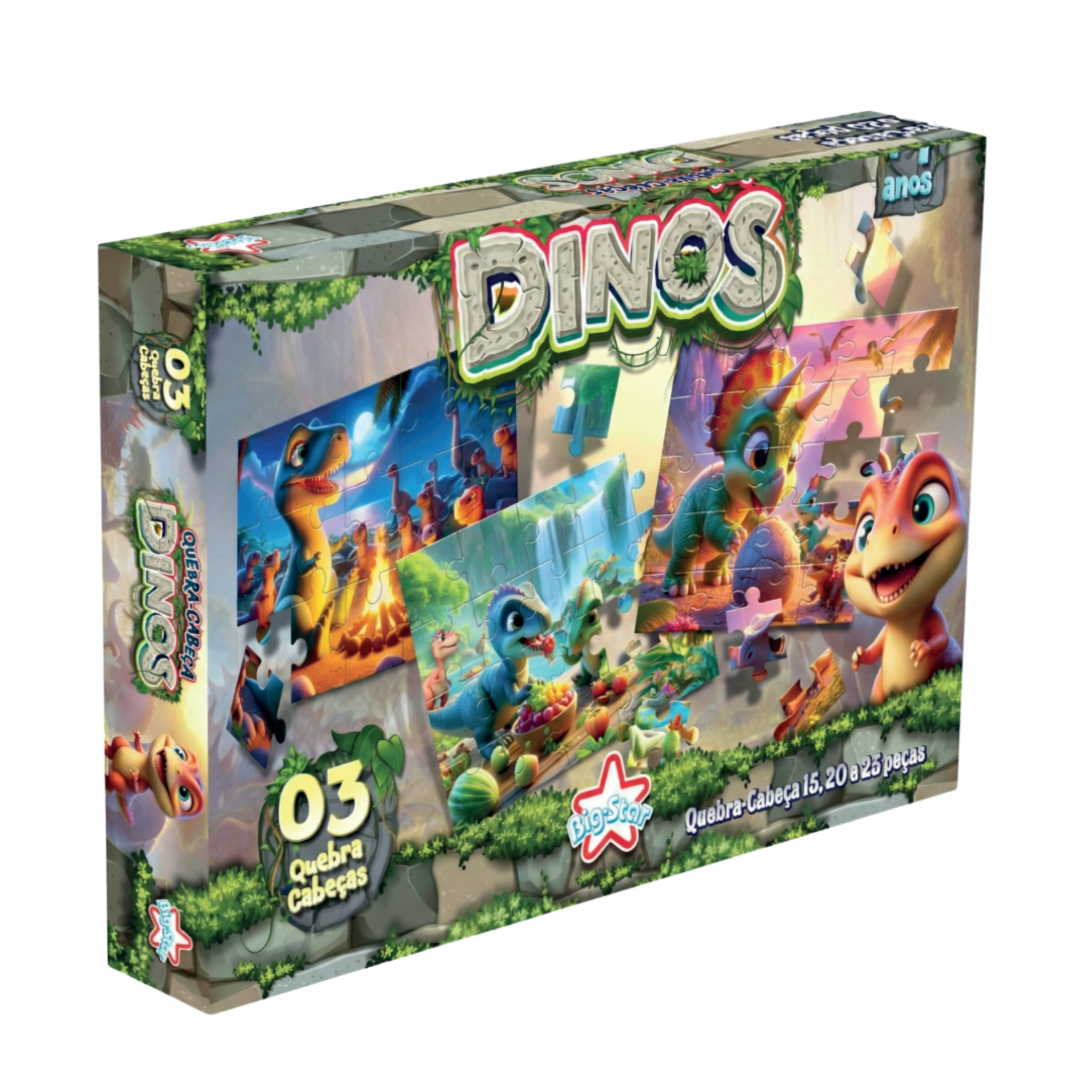 Quebra-Cabeça Dinos